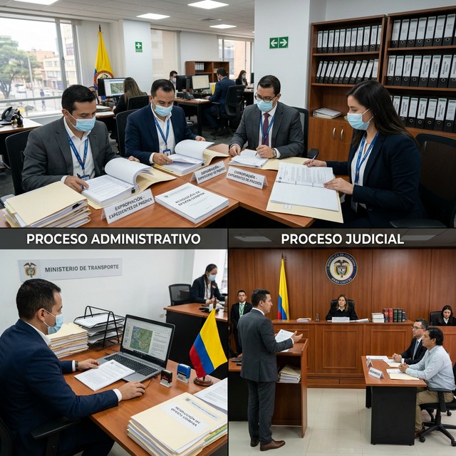 Proceso de expropiación administrativa y judicial en Colombia