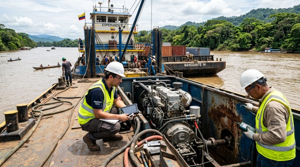 Avalúo de embarcaciones remolcadores y barcazas fluviales en Colombia