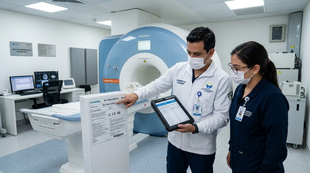 Avalúo de equipos médicos y biomédicos en clínicas y hospitales de Colombia