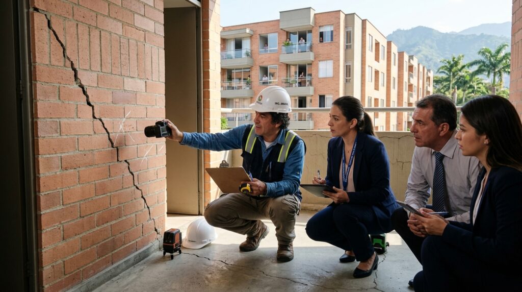 Seguros de fachada y zonas comunes en propiedad horizontal tras sismo